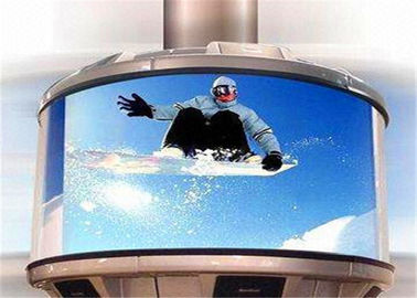 Китай Высокие панели приведенные яркости изогнутые ХД, гибкая реклама привели экран дисплея поставщик