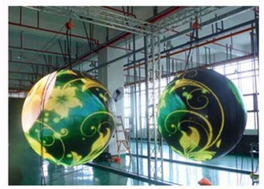 Китай Полный экран дисплея СИД цвета П4.8мм ИП54 сферически на потолке для декоративного поставщик