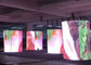Экрана СИД цилиндра П4мм стена приведенная мягкого крытая изогнутая для арендного высокого определения поставщик