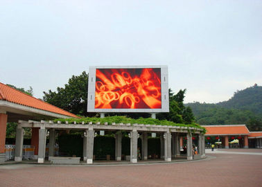 Китай Водоустойчивый дисплей приведенный полного цвета П10, экраны дисплея на открытом воздухе рекламы поставщик