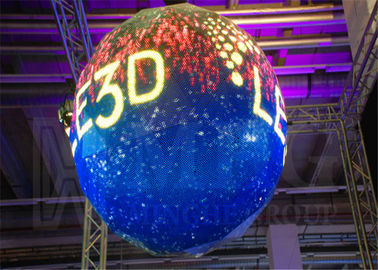 Китай Дисплей шарика СИД ХД П3 мм, сферически экран приведенный для конференции/события поставщик